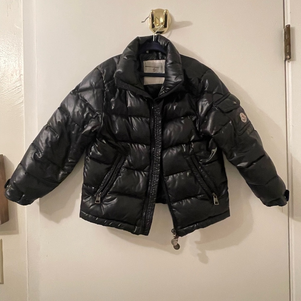 Moncler Kids Black Puffer Jacket